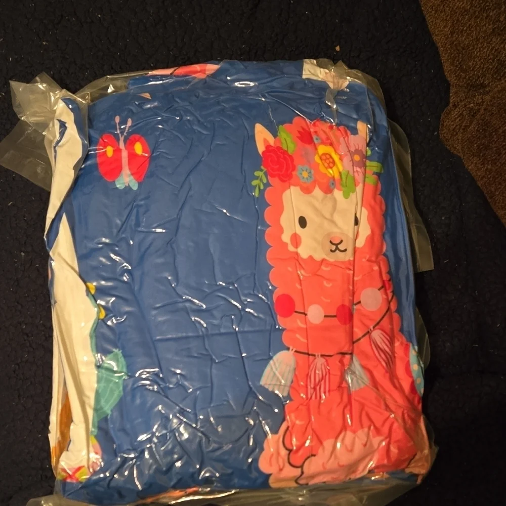 Kids Llama Comforter Twin Bed in a Bag